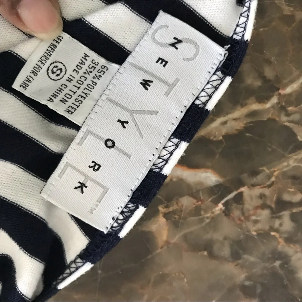 New York Style Stirpe Top Size S - Picture 6 of 6